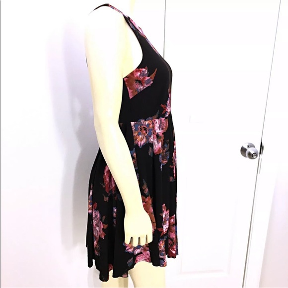 Free People Flutterby Print Dress Twilight Size 2 - Picture 4 of 7